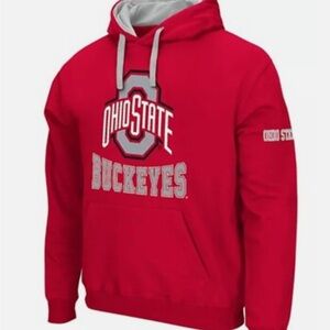 NWT Ohio State Buckeyes Red Men's fleece Sweatshirt/hoodie